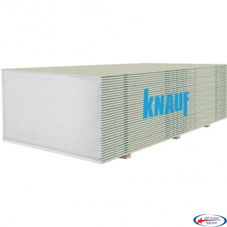 Гіпсокартон ГКП KNAUF 12,5мм стіновий (2,5х1,2м)