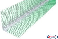 Кут ПВХ зі штукатурною сіткою 10Х10 3м Ансерглоб (зелена)