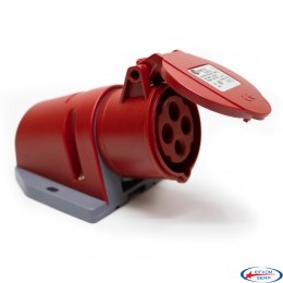 Розетка силова настінна 16А/4 (3Р+РЕ) IP44, TP electric (3122-307-1600)