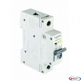 Автоматичний вимикач SIGMA 6кА, 1Р, 10А 