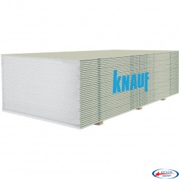 Гіпсокартон ГКП KNAUF 12,5мм стіновий (2,5х1,2м)