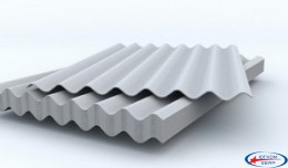 Шифер волокнистоцементний 1,75 х 1,13 м 58мм Івано-Франківський 