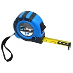Рулетка, обрезинений корпус, з фіксатором, 10 м/25 мм