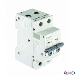 Автоматичний вимикач SIGMA 10кА, 2Р, 10А 